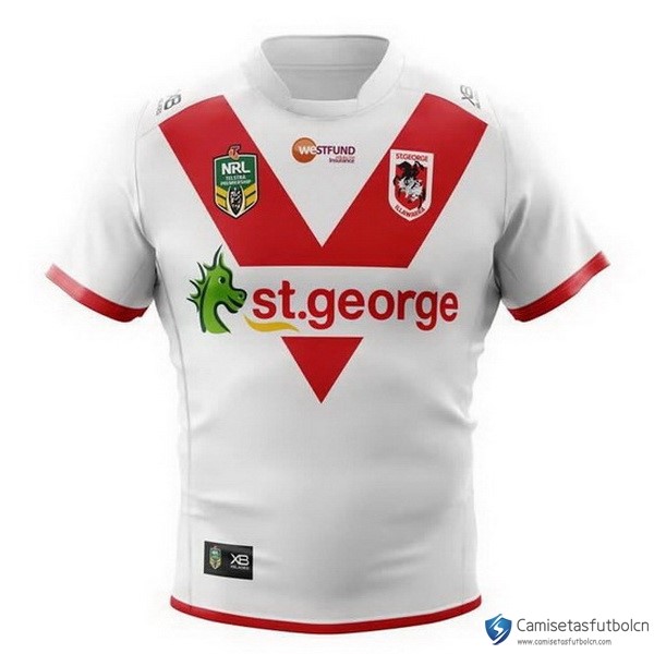 Camiseta St.George Illawarra Dragons Primera equipo 2018 Blanco